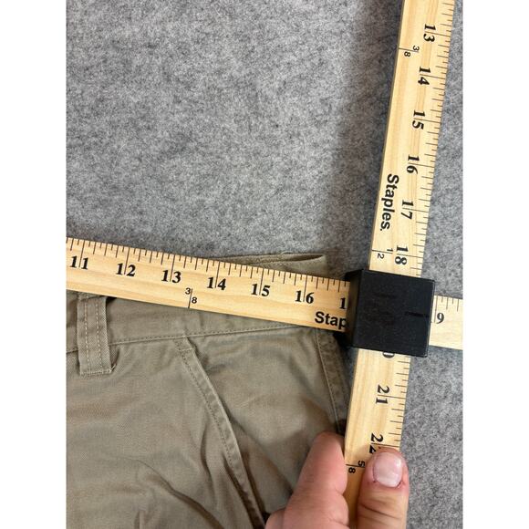 Vintage Y2K Billabong Relaxed Fit Cargo Shorts Mens 32 Khaki Baggy Utility Work - Picture 5 of 9